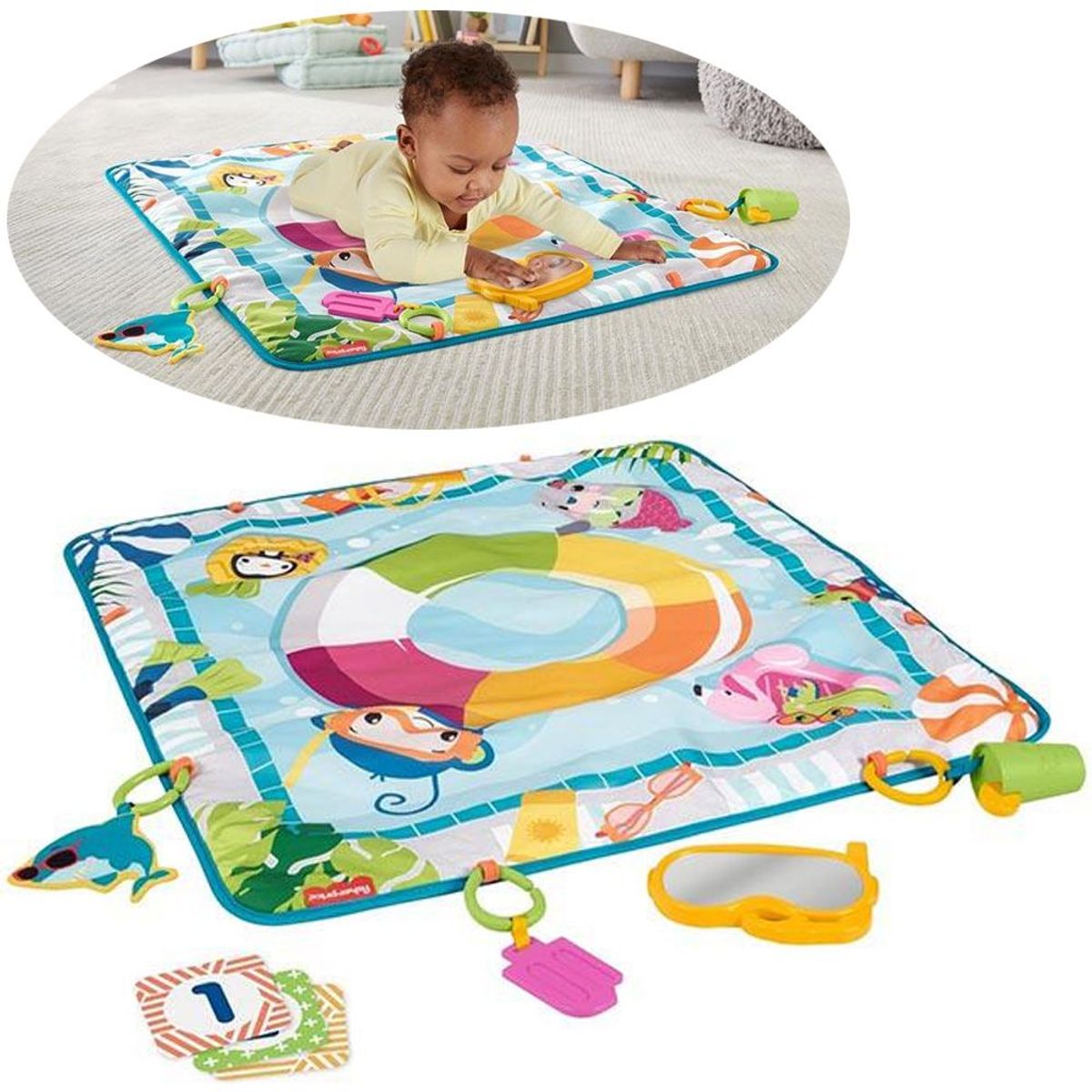 FISHER PRICE - Tapete Fisher Price Baby Diversión en la Alberca