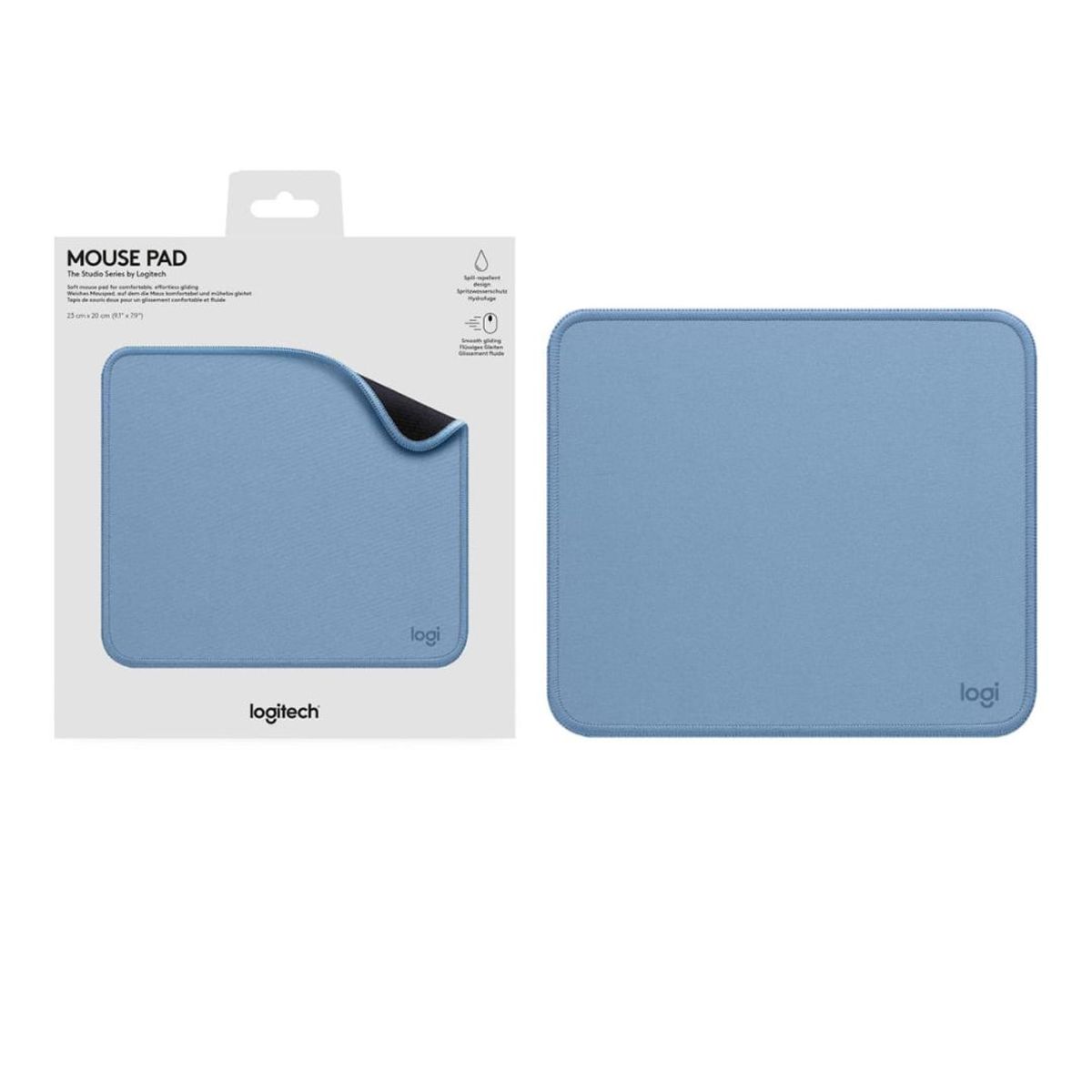 LOGITECH - MOUSE PAD LOGITECH BLUE GREY 230x200 MM 956-000038