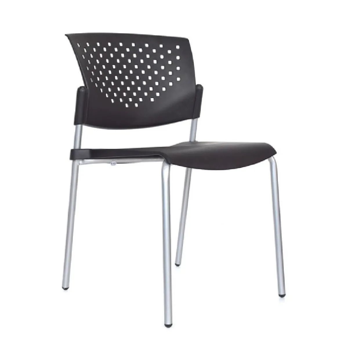 MOBELART - Silla de Oficina Visita Butterfly Negro möbelArt