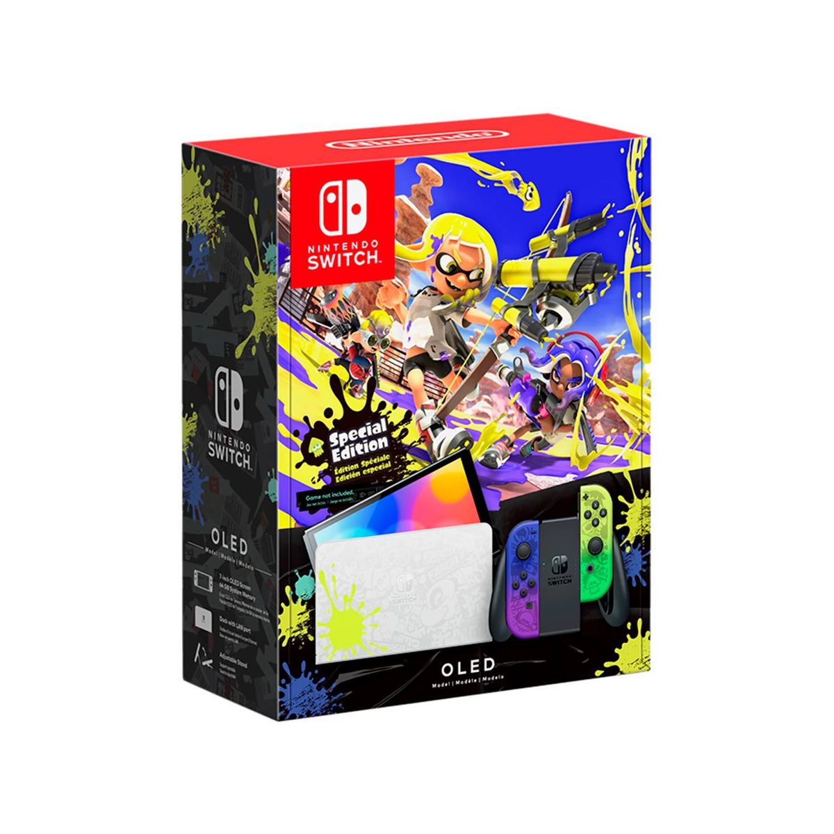 NINTENDO - Consola Nintendo Switch Oled Edicion Splatoon 3