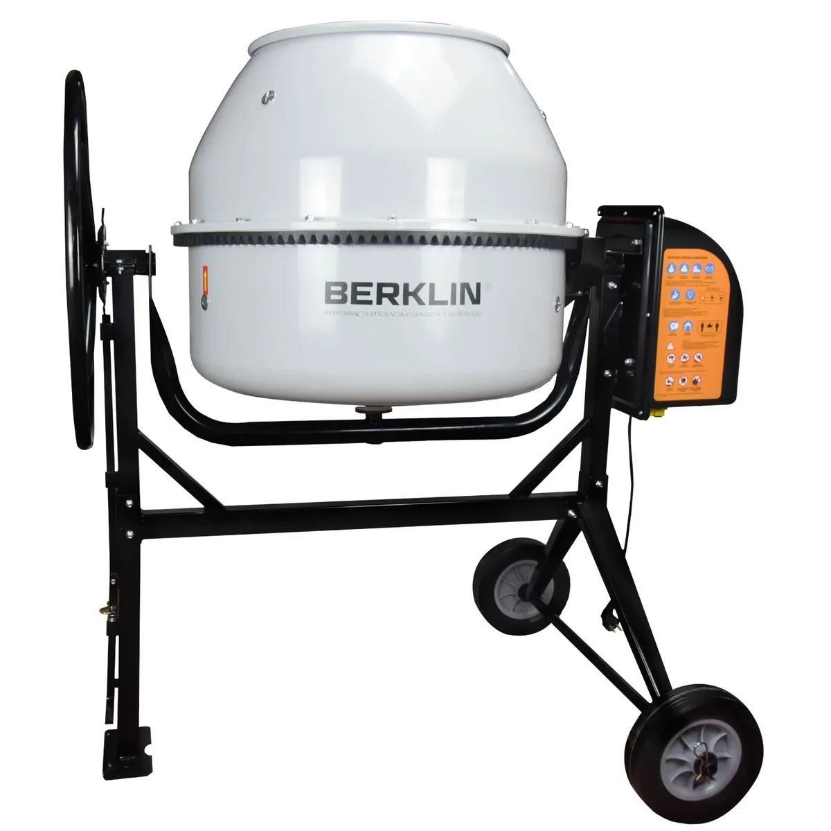 BERKLIN - TROMPO MEZCLADOR DE CONCRETO DE 210L CON 3 PALETAS 1.4HP