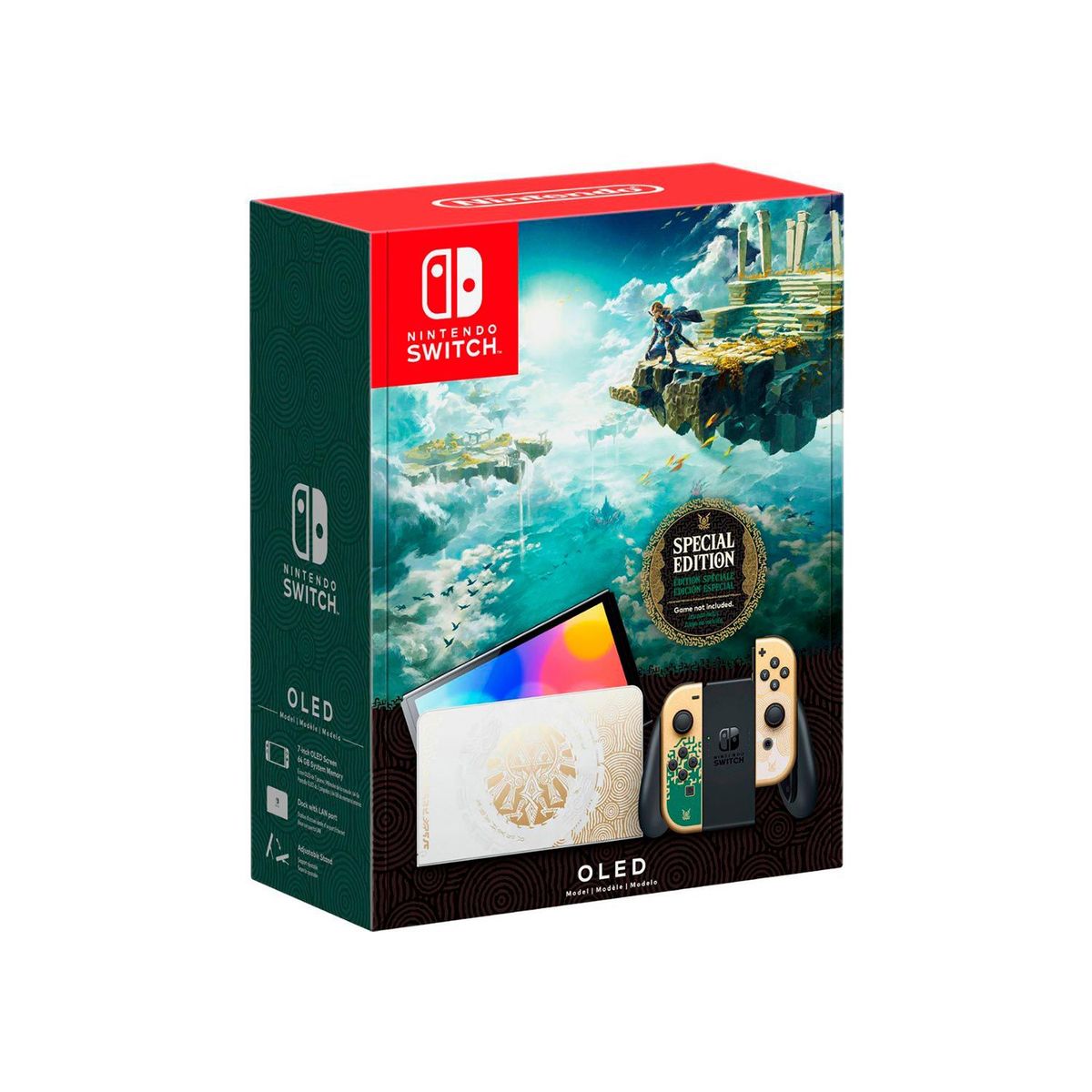 NINTENDO - Consola Nintendo Switch Oled Edicion Zelda Tears Of The Kingdom