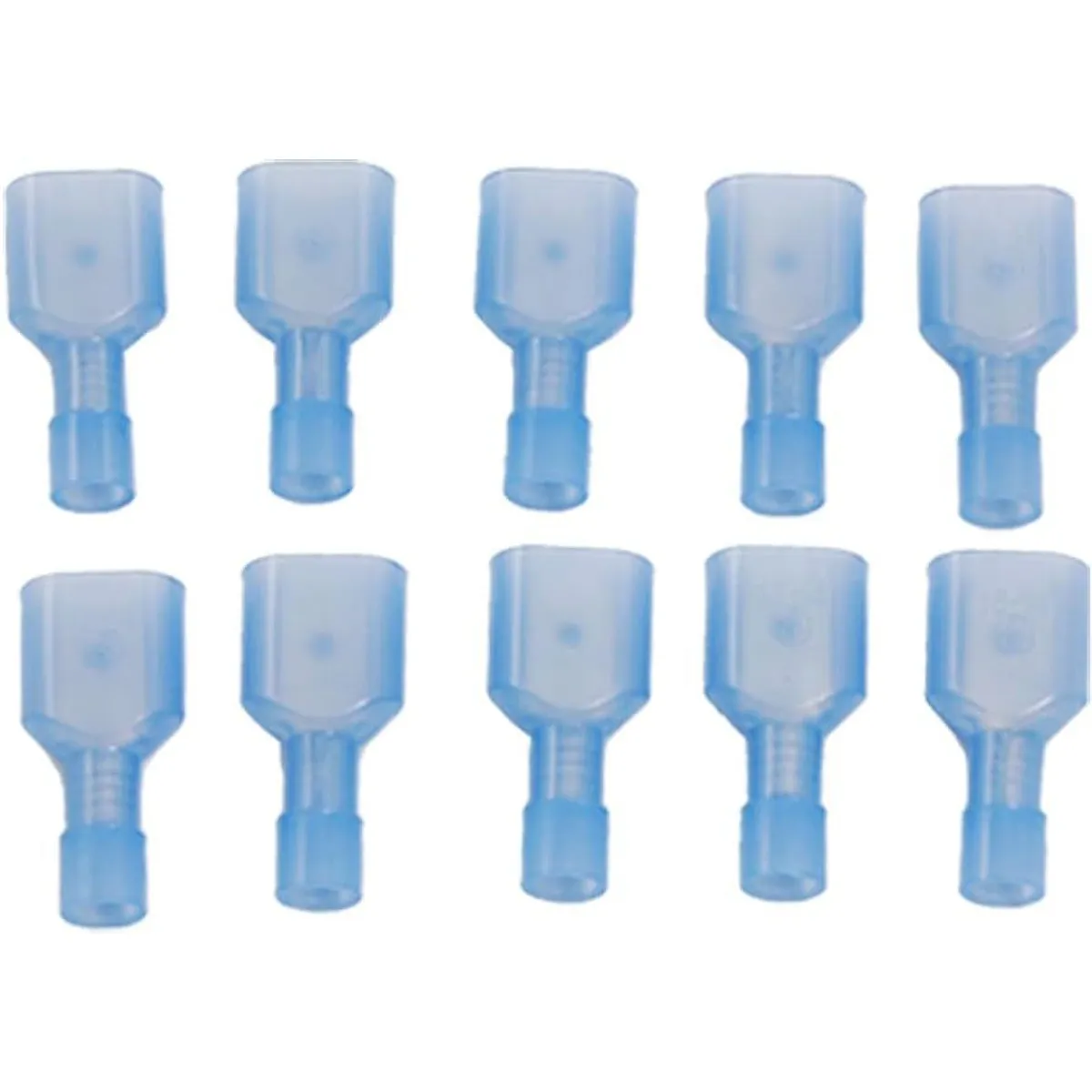 GENERICO - Terminal Totalmente Aislado Tipo Macho Azul Cable 16-14awg x 20und