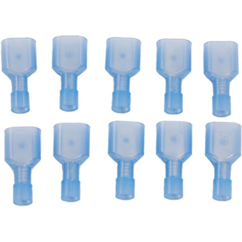 GENERICO - Terminal Totalmente Aislado Tipo Macho Azul Cable 16-14awg x 20und