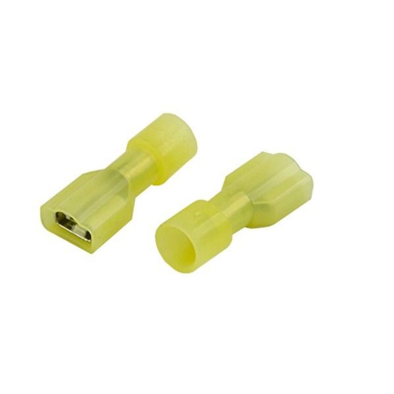 GENERICO - Terminal Totalmente Aislado  Macho Amarillo (Cable 12-10awg) x 20UND
