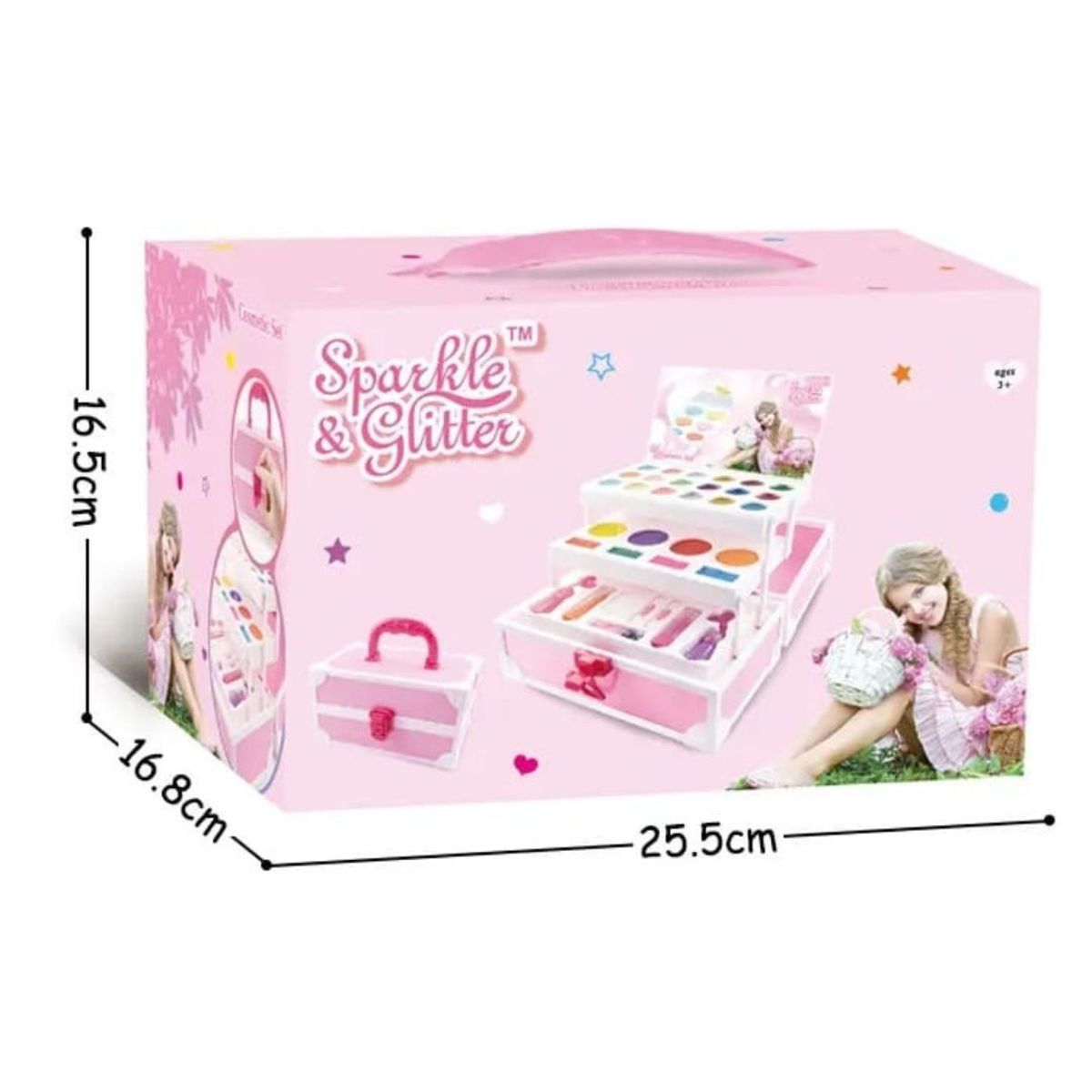 SPARKLE & GLITTER - Maletin Deluxe Maquillaje para Niñas