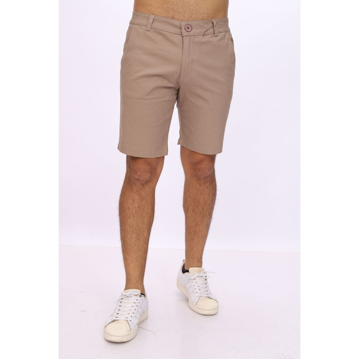 J JERAOUS - BERMUDA JERAOUS DRILL DE HOMBRE Taupe