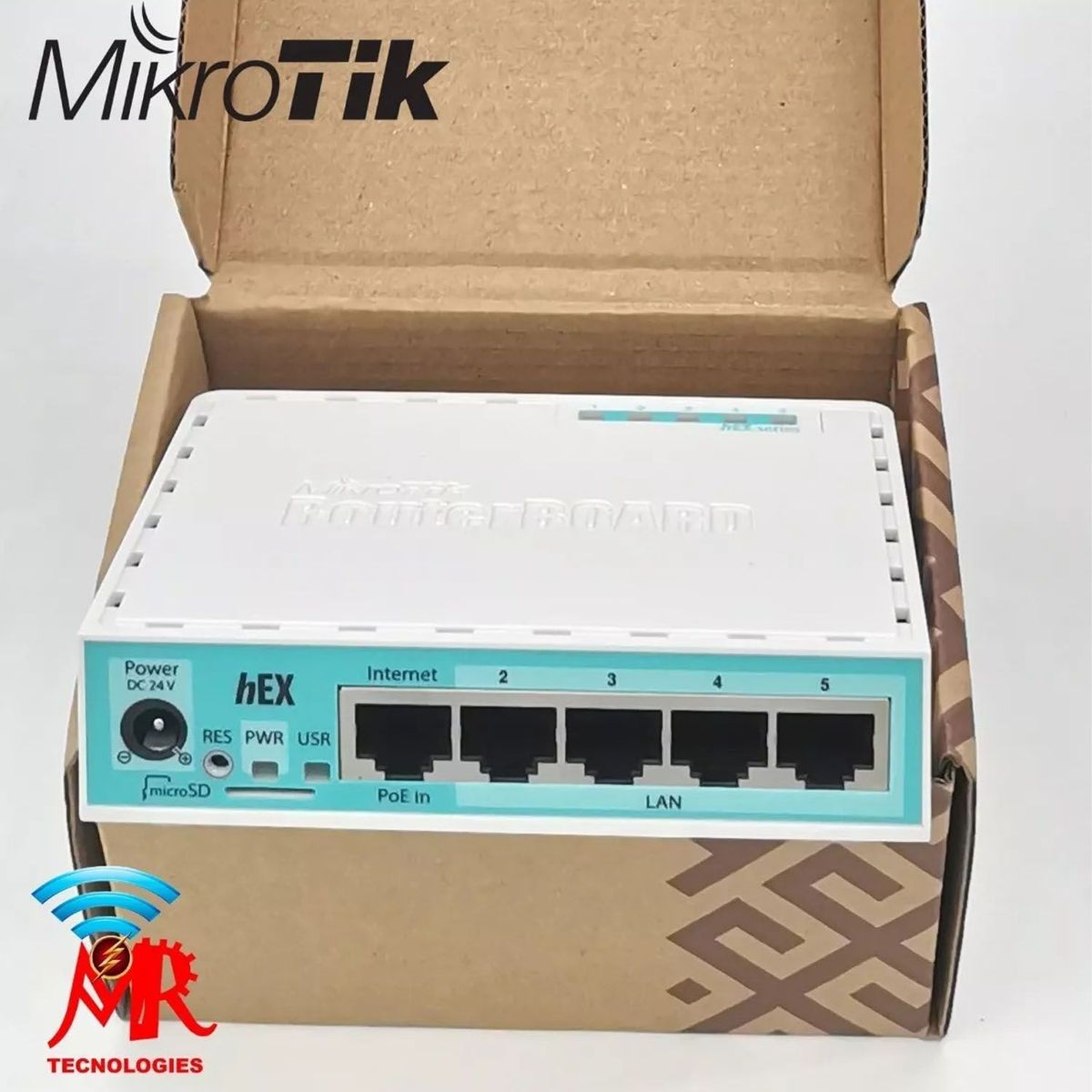 MIKROTIK - Routerboard Rb750gr3 Mikrotik Gigabit Hex Series
