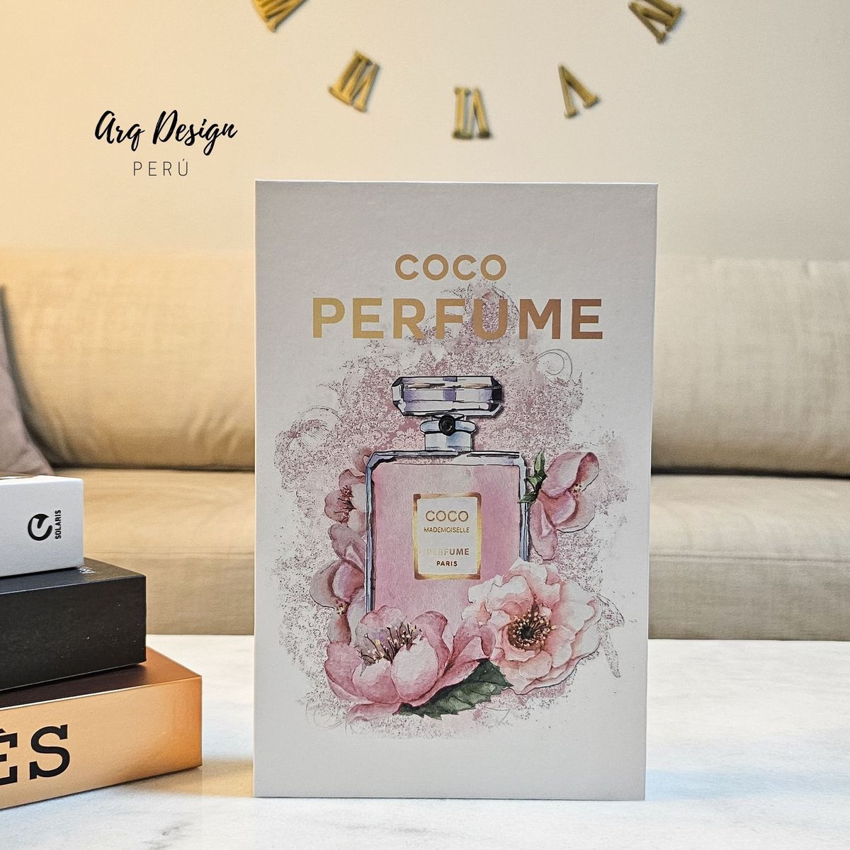 GENERICO - Libro Decorativo Tipo Baúl Coco Perfume