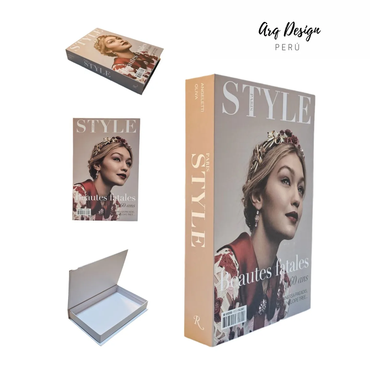 GENERICO - Libro Decorativo Tipo Baúl Style