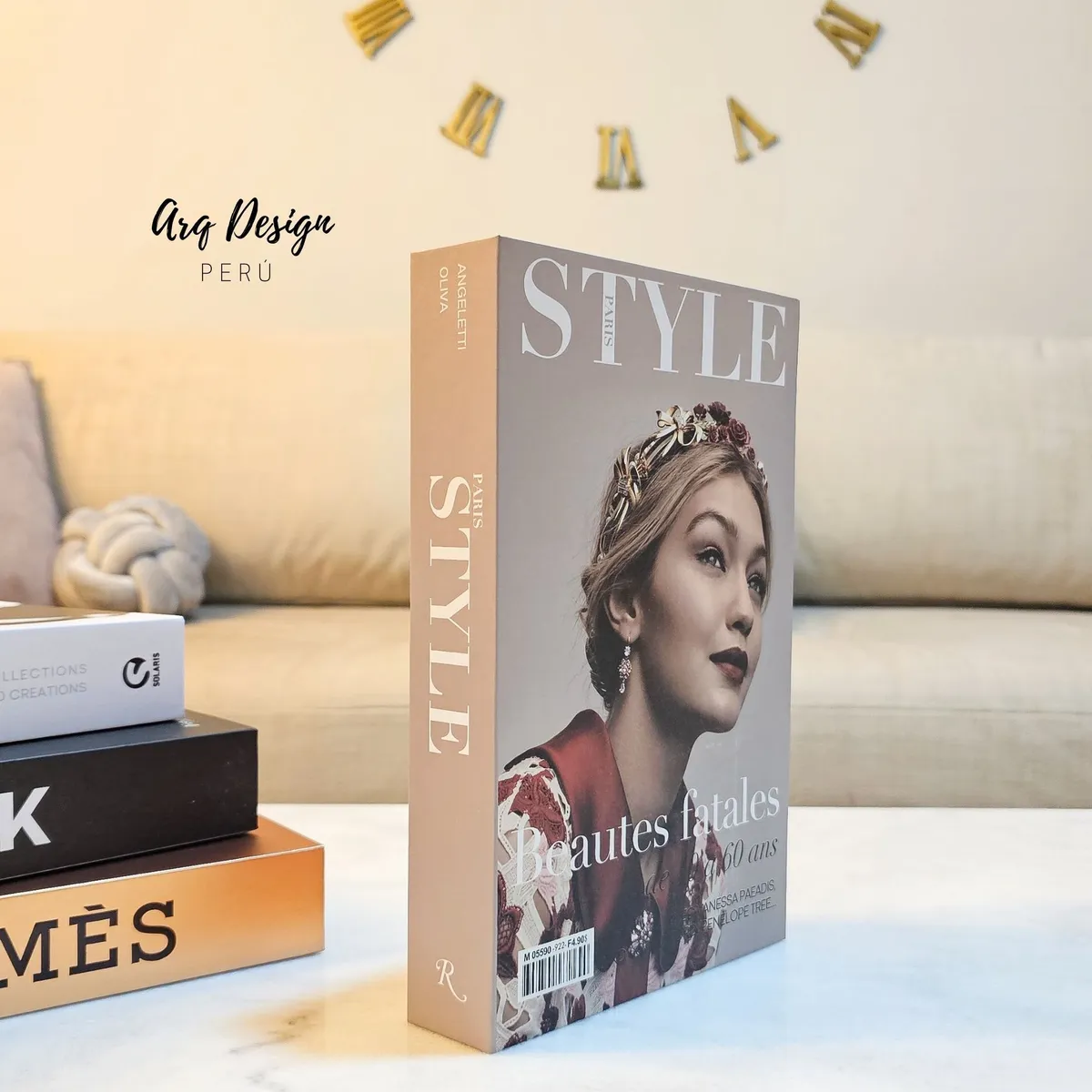 GENERICO - Libro Decorativo Tipo Baúl Style