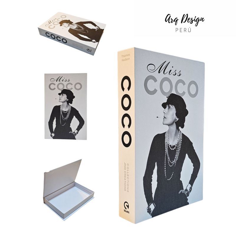 GENERICO - Libro Decorativo Tipo Baúl Miss Coco