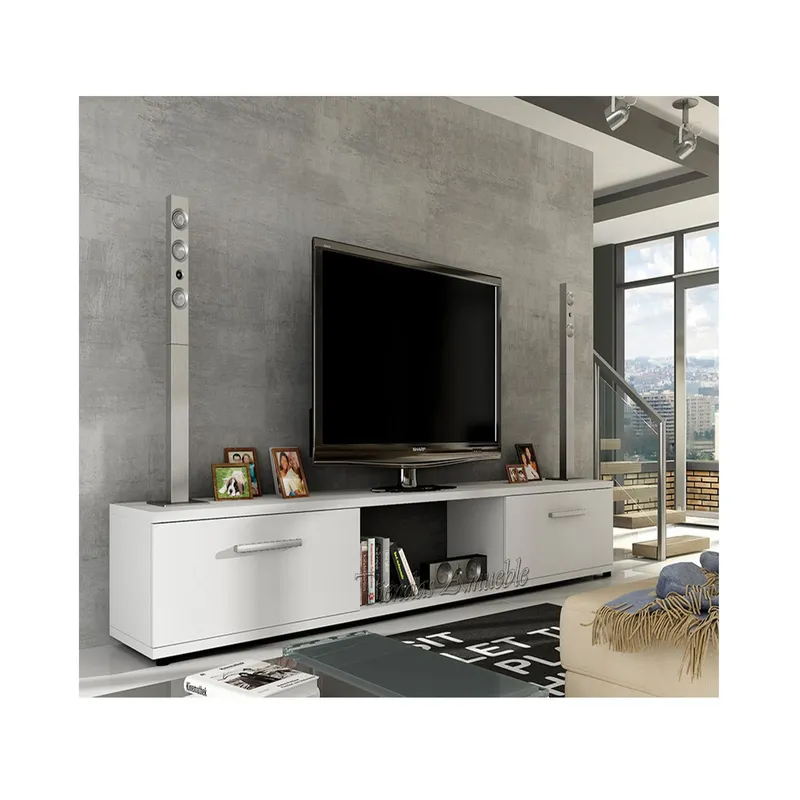 AMUEBLE - Centro de Entretenimiento  ARTURO BLANCO  melamina 18MM