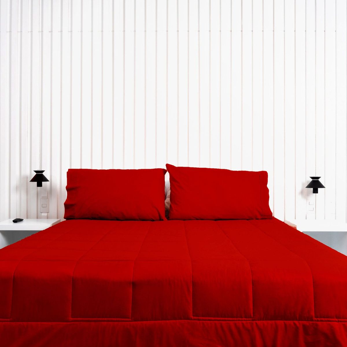 COBITEX HOME - Plumón rojo hipoalergénico 2 plz cobitex 100% algodón