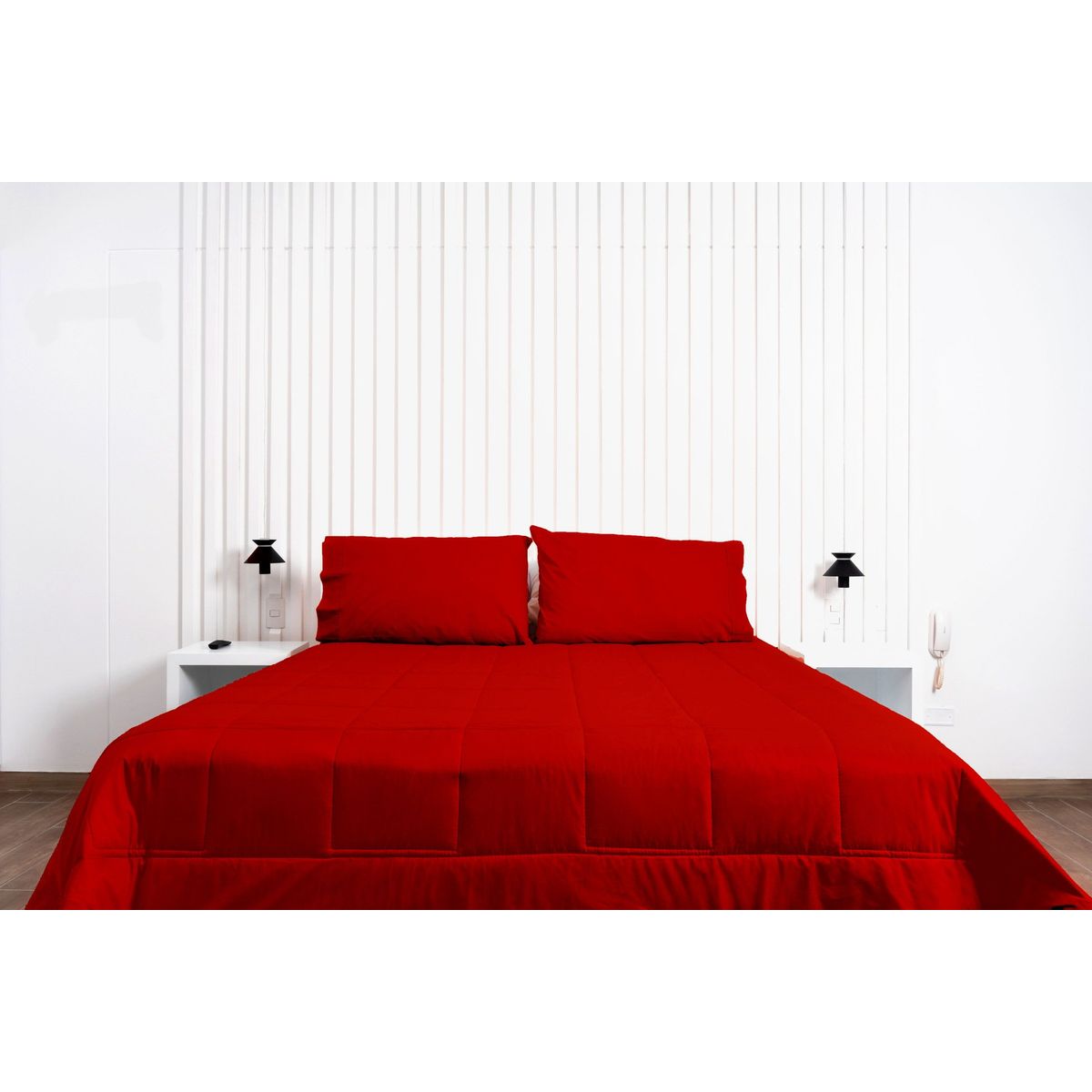 COBITEX HOME - Plumón rojo hipoalergénico 2 plz cobitex 100% algodón