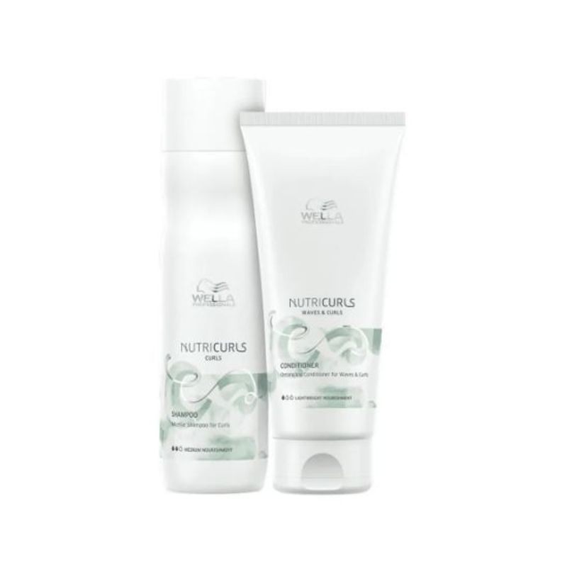 WELLA - WELLA NUTRICURLS – Dúo Shampoo 250 ml + Conditioner 200 ml