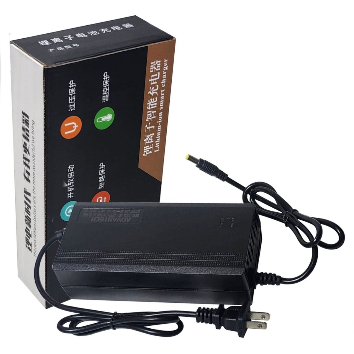 ADVANTECH - Cargador 29-4V 2A Para Scooter Eléctrico Batería Litio 24V