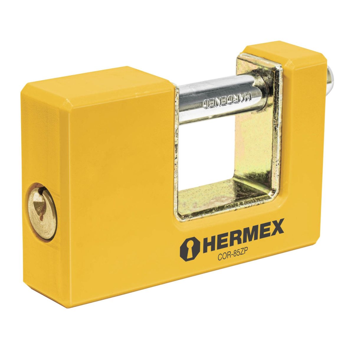 HERMEX - Candado antipalanca 85 mm cuerpo metálico, Hermex