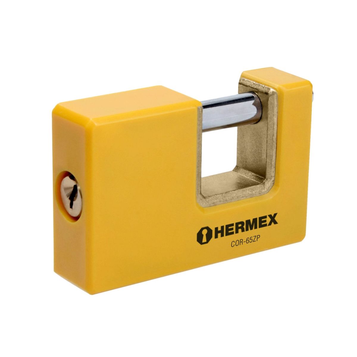 HERMEX - Candado antipalanca 65 mm cuerpo metálico, Hermex
