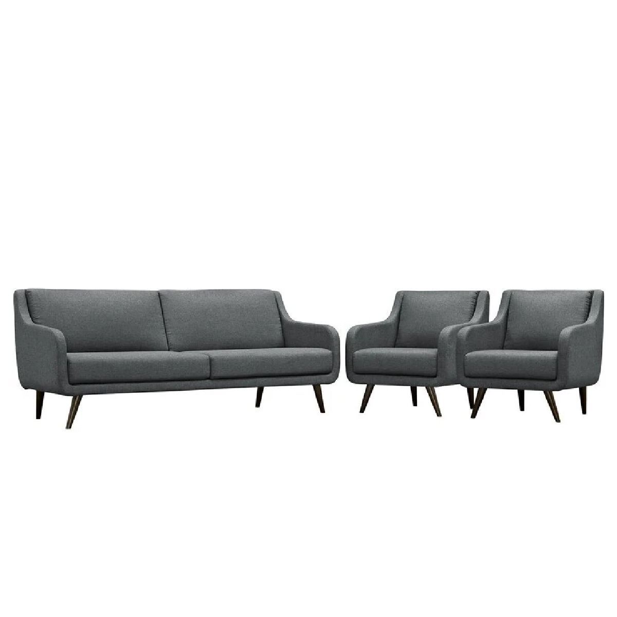 ALTO HOGAR - Juego de Sala Vintage 3 1 1 Loaiza Gris