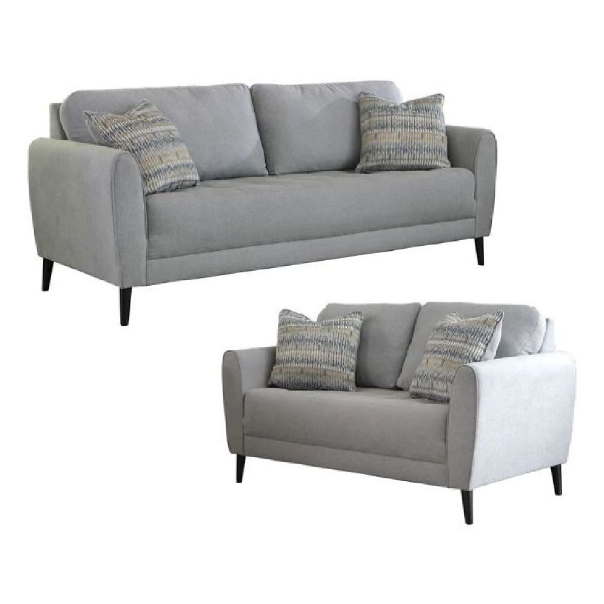 ALTO HOGAR - Juego de Sala Venecia 3 2 Gris