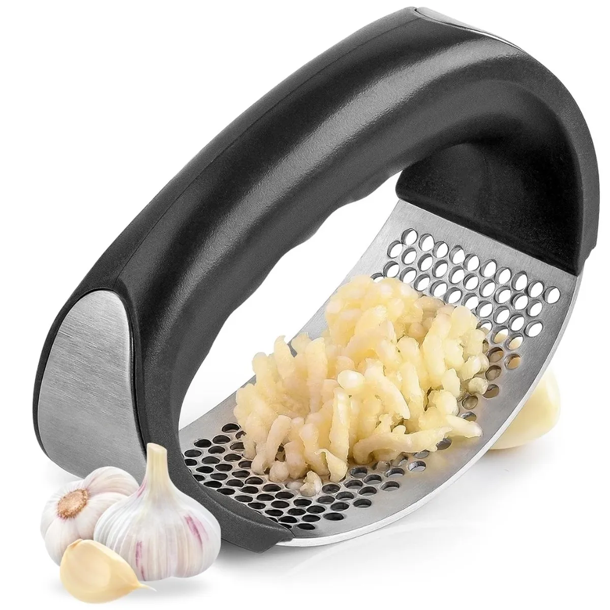 MINARI - Triturador Prensador de Ajos Picador Acero Inoxidable 118T