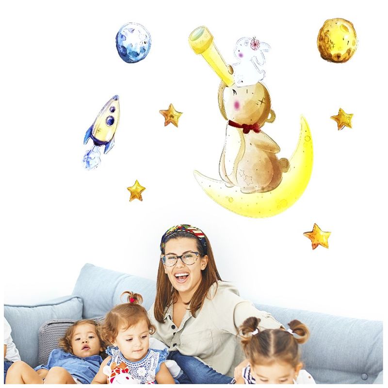 KELLER - Sticker Decorativo Infantil 3D 40X30cm S77 Oso