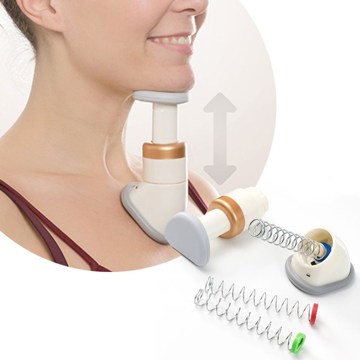 GENERICO - Reductor De Papada Con Caja Neckline Slimmer