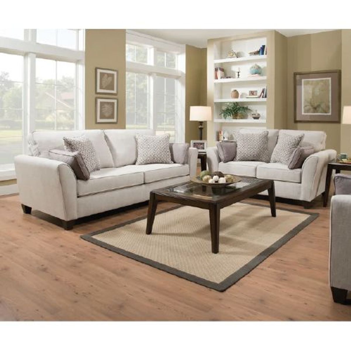 ALTO HOGAR - Juego de Sala 3 2 Isadora Alto Hogar Crema