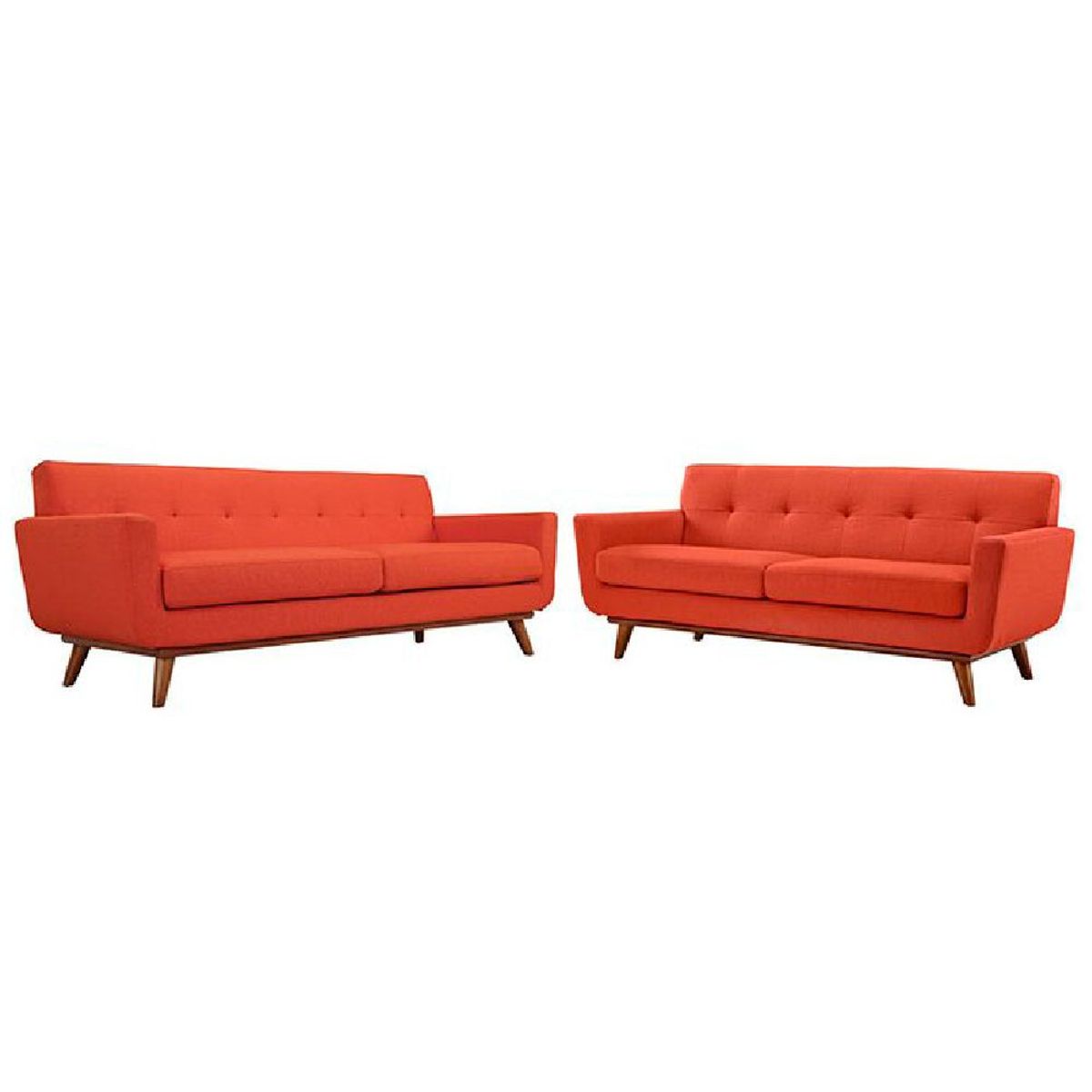 ALTO HOGAR - Juego de Sala 3 2 Denieke Rojo