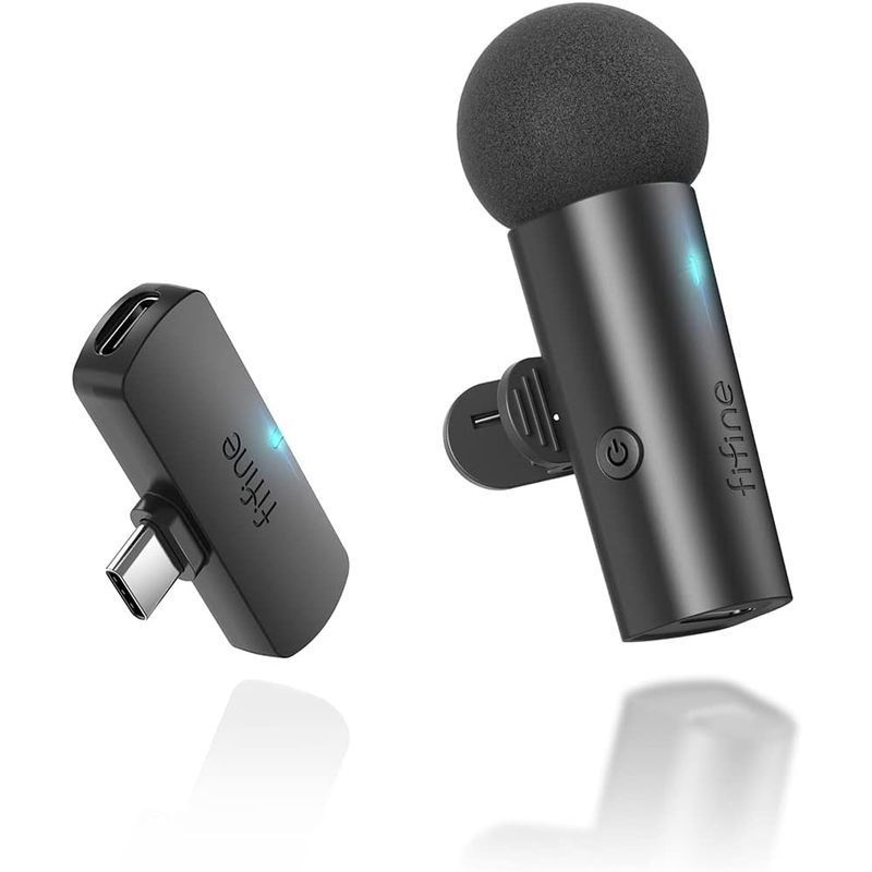 FIFINE - Micrófono Inalámbrico Solapa Lavalier Para Celular Usb-c FIFINE M6