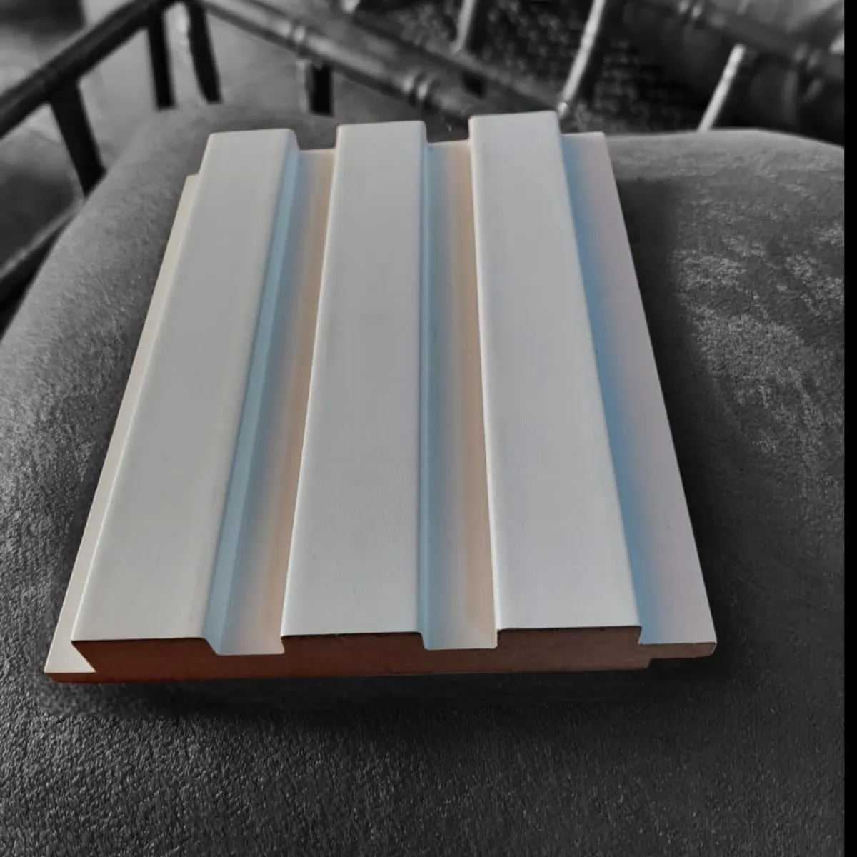 GENERICO - Wall Panel MDF Blanco Mate X6 Piezas