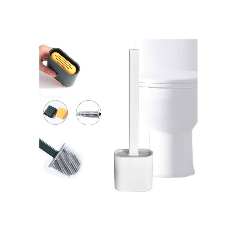 GENERICO - Cepillo de Silicona para Inodoro