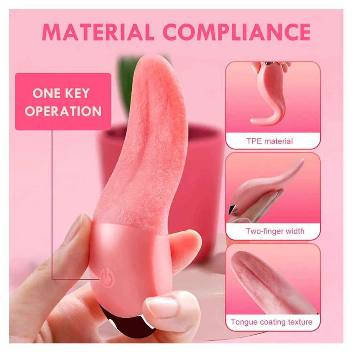 OEM - Vibrador de Lengua para lamer  especialista en punto G
