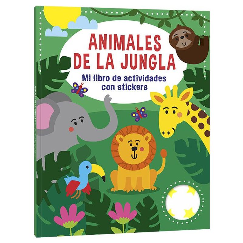 LEXUS - Animales de la jungla - Mi Libro de Actividades con Stickers