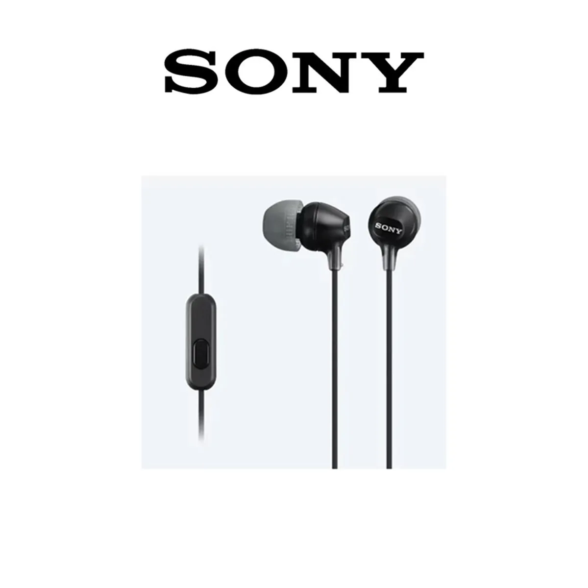 SONY - Audifonos Sony Ex15AP Con Micrófono - Negro