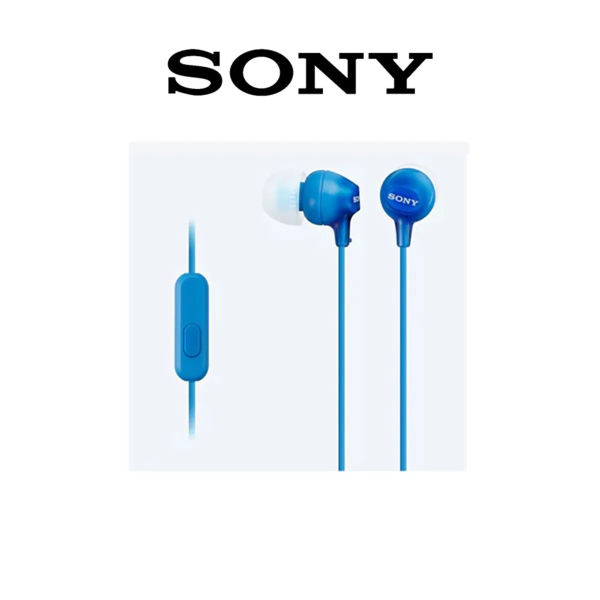 SONY - Audifonos Sony Ex15AP Con Micrófono - Azul