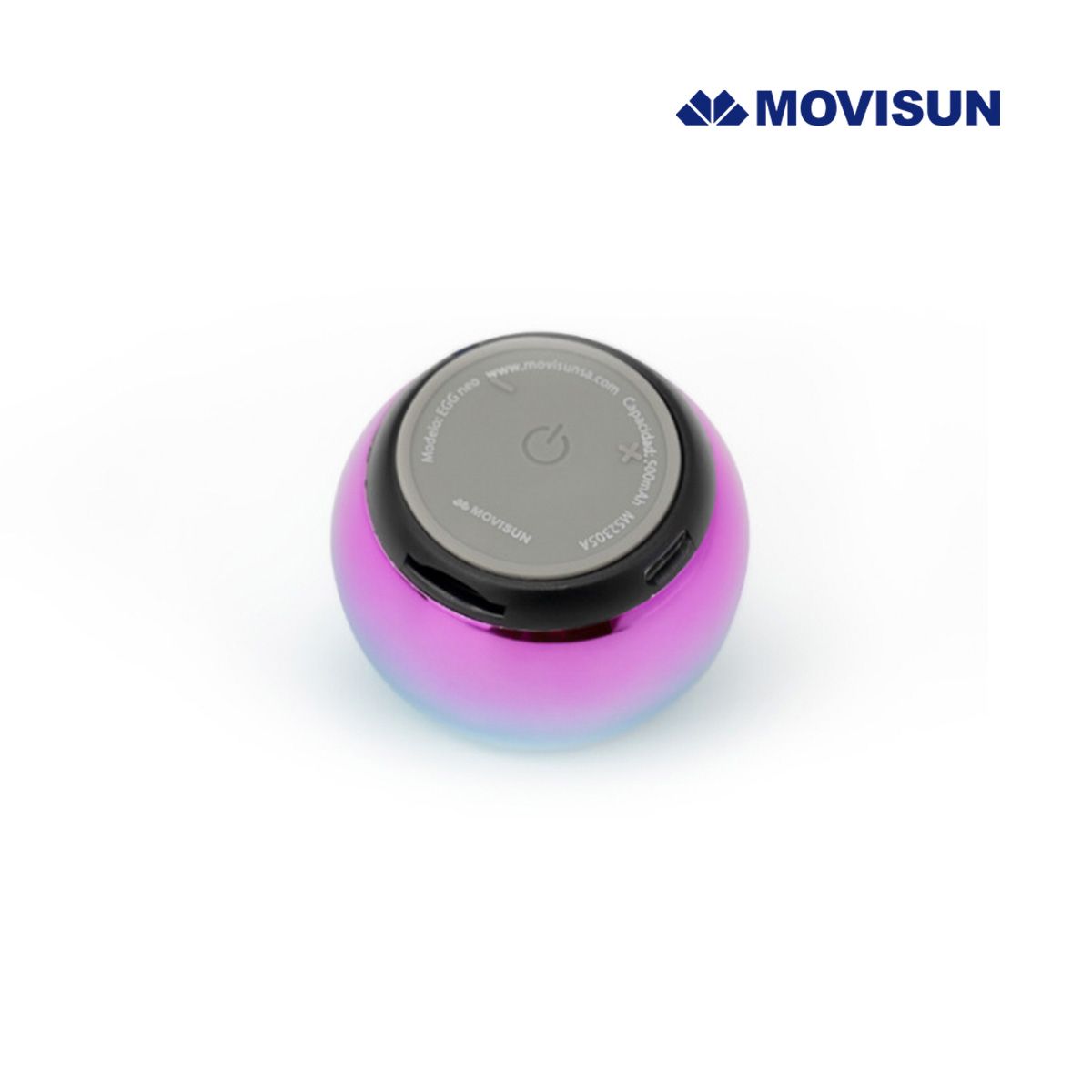 MOVISUN - Mini Parlante Bluetooth Movisun EGG NEO azul con lila