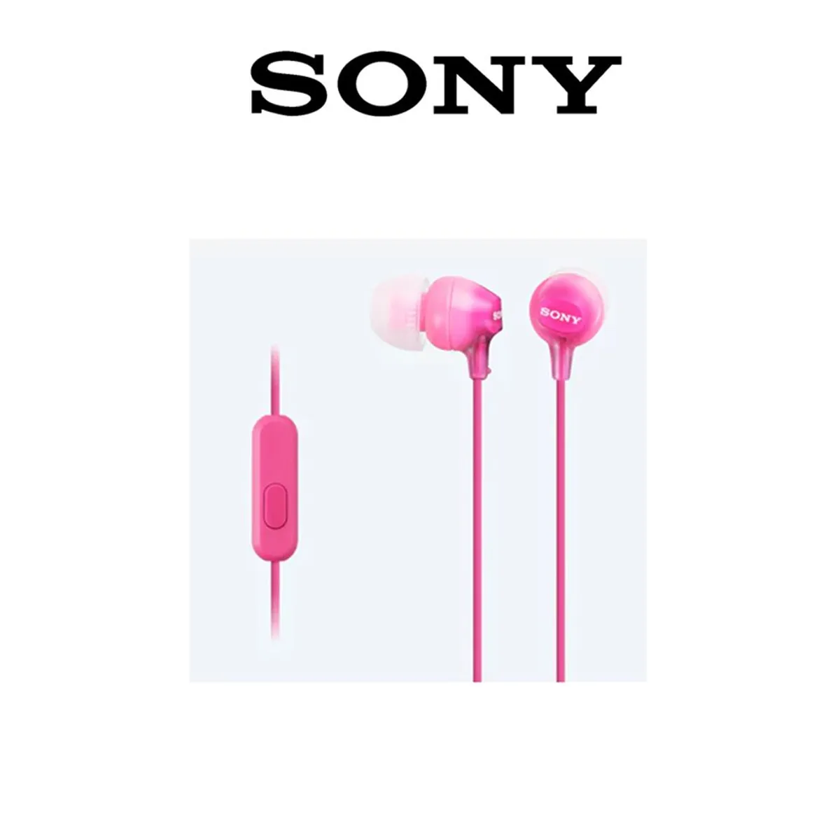 SONY - Audifonos Sony Ex15AP Con Micrófono - Rosado