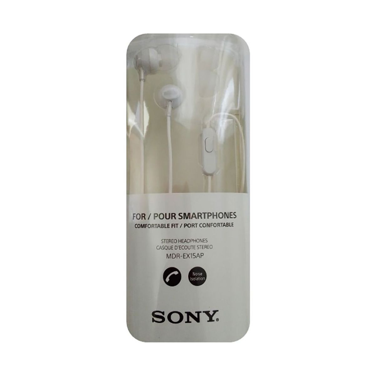 SONY - Audifonos Sony Ex15AP Con Micrófono - Blanco