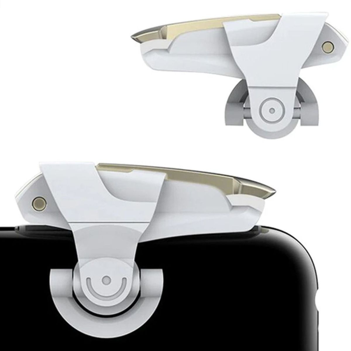 GENERICO - Gatillos Gamer Para Celular White Ghost