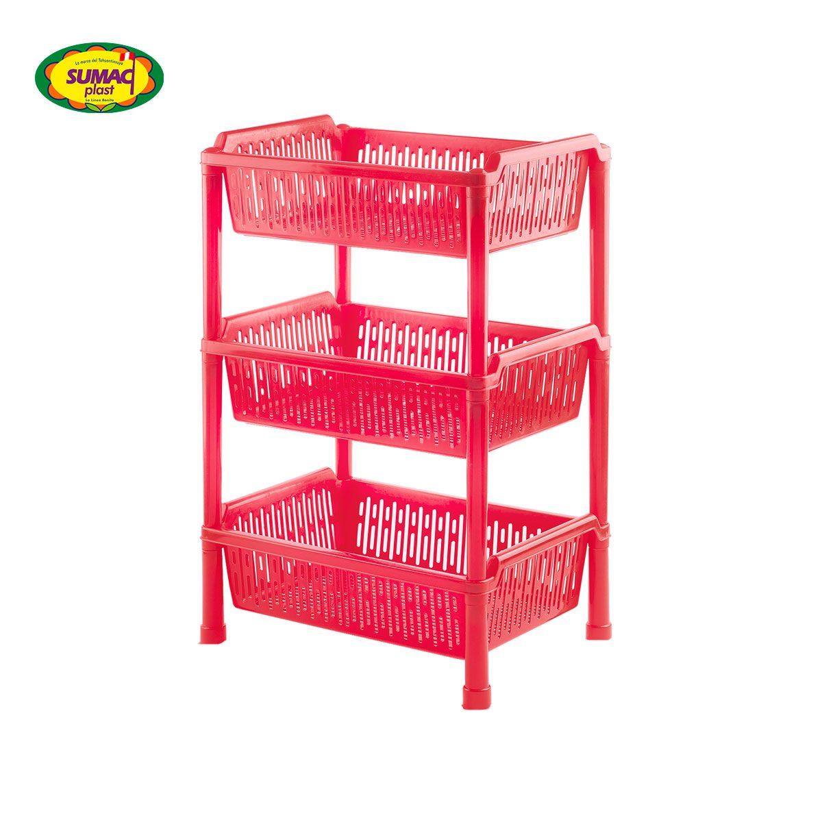 GENERICO - Verdulero Despensero Madrid  Sin Ruedas x 3 Sumac