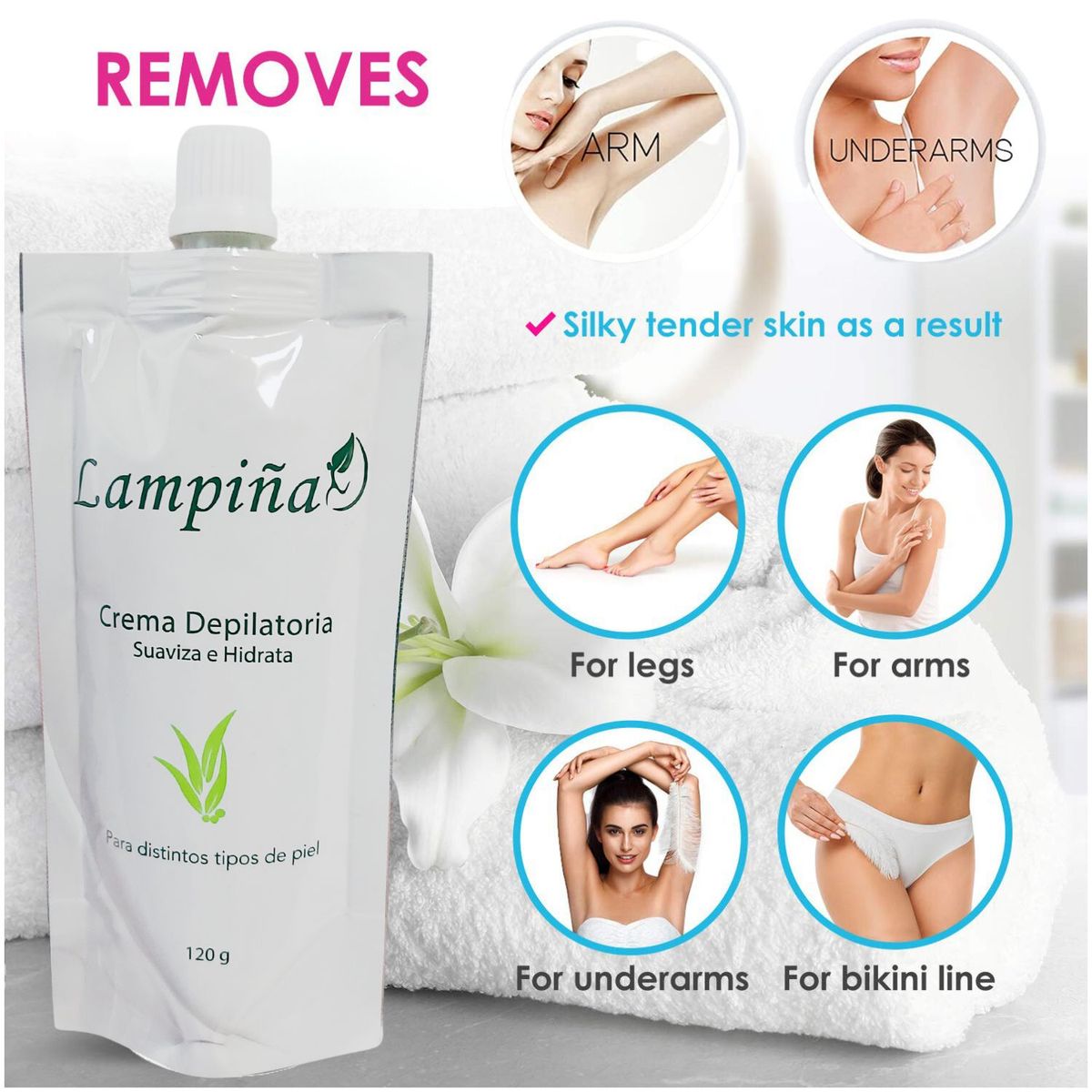 GENERICO - Depiladora en Crema Lampiña