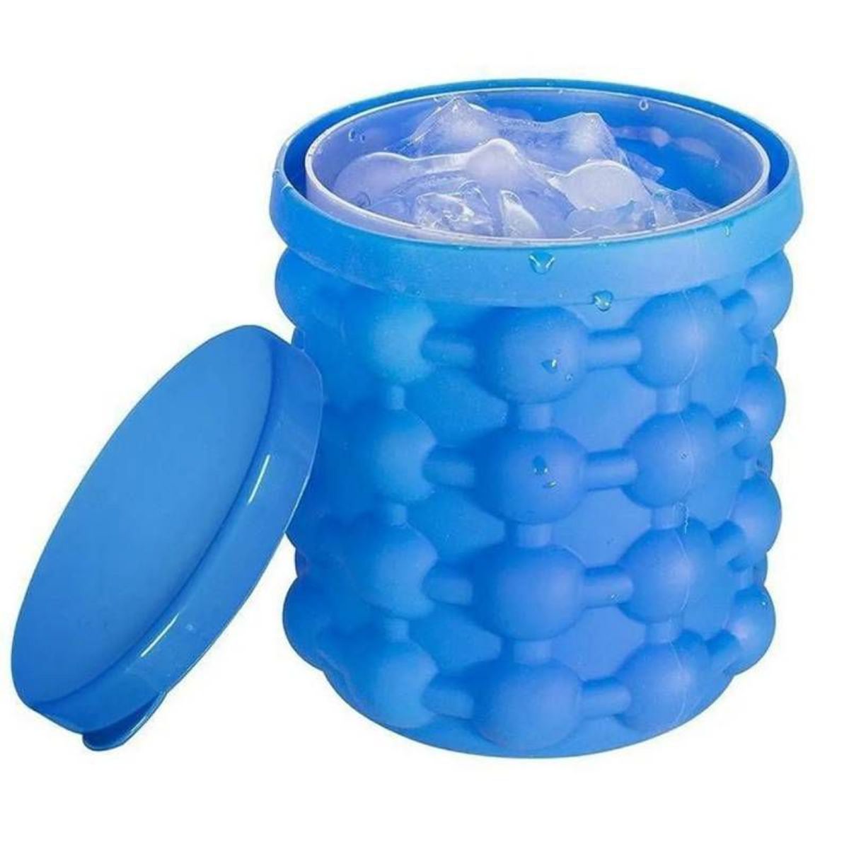 GENERICO - Hielera de silicona azul