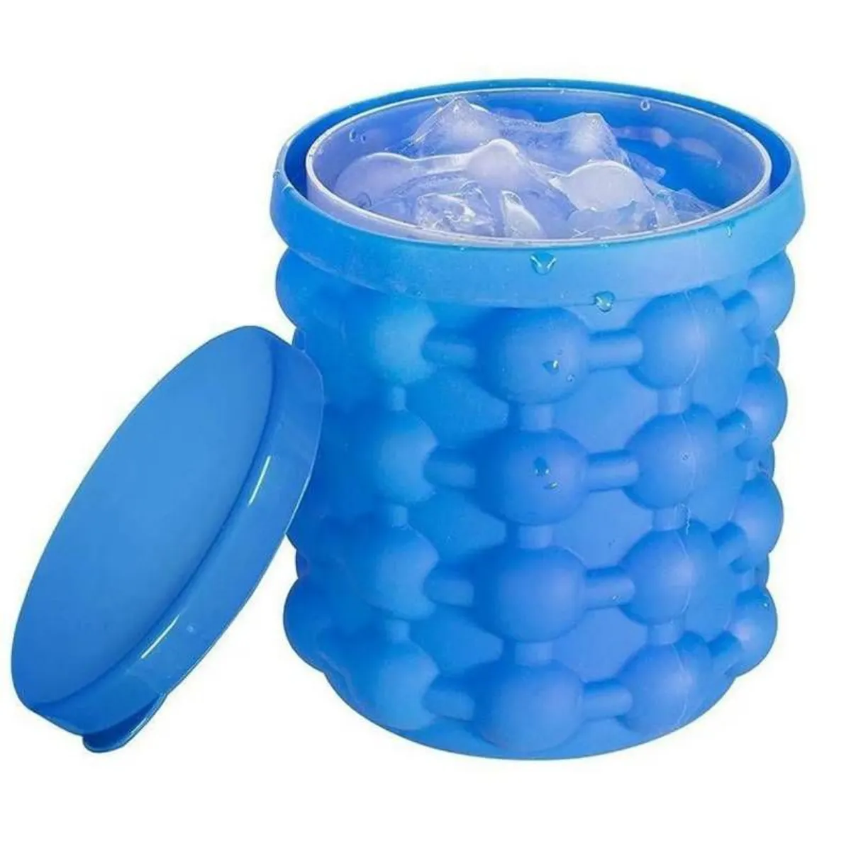 GENERICO - Hielera de silicona azul