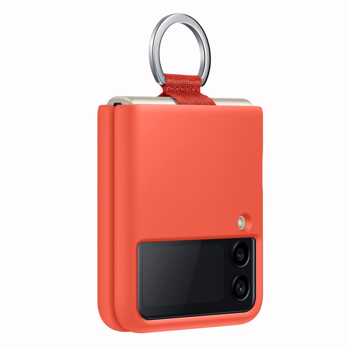 SAMSUNG - Case de Silicona con Anillo Samsung Galaxy Z Flip 3 Coral