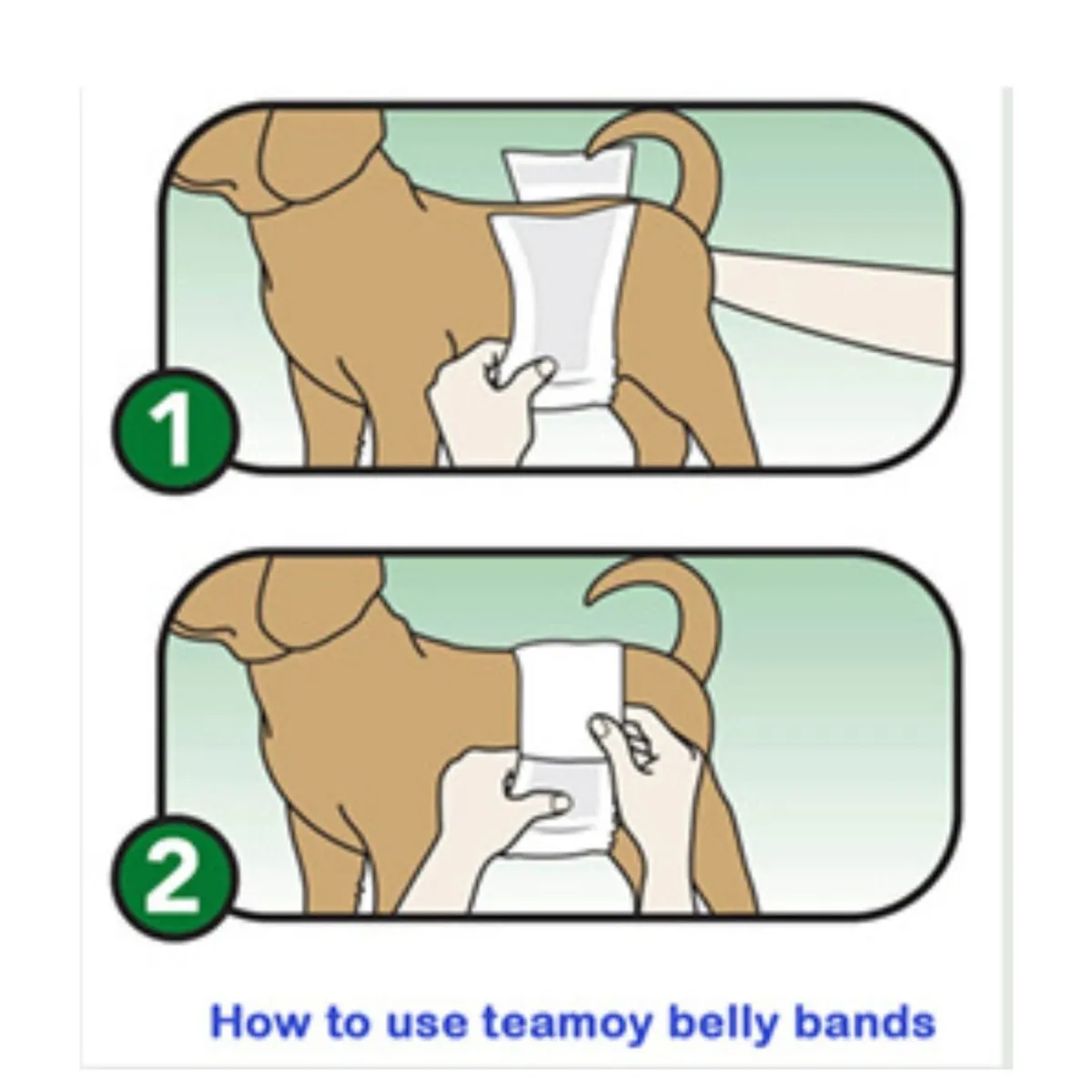 GENERICO - Pañal para mascotas Macho Talla M 28-42