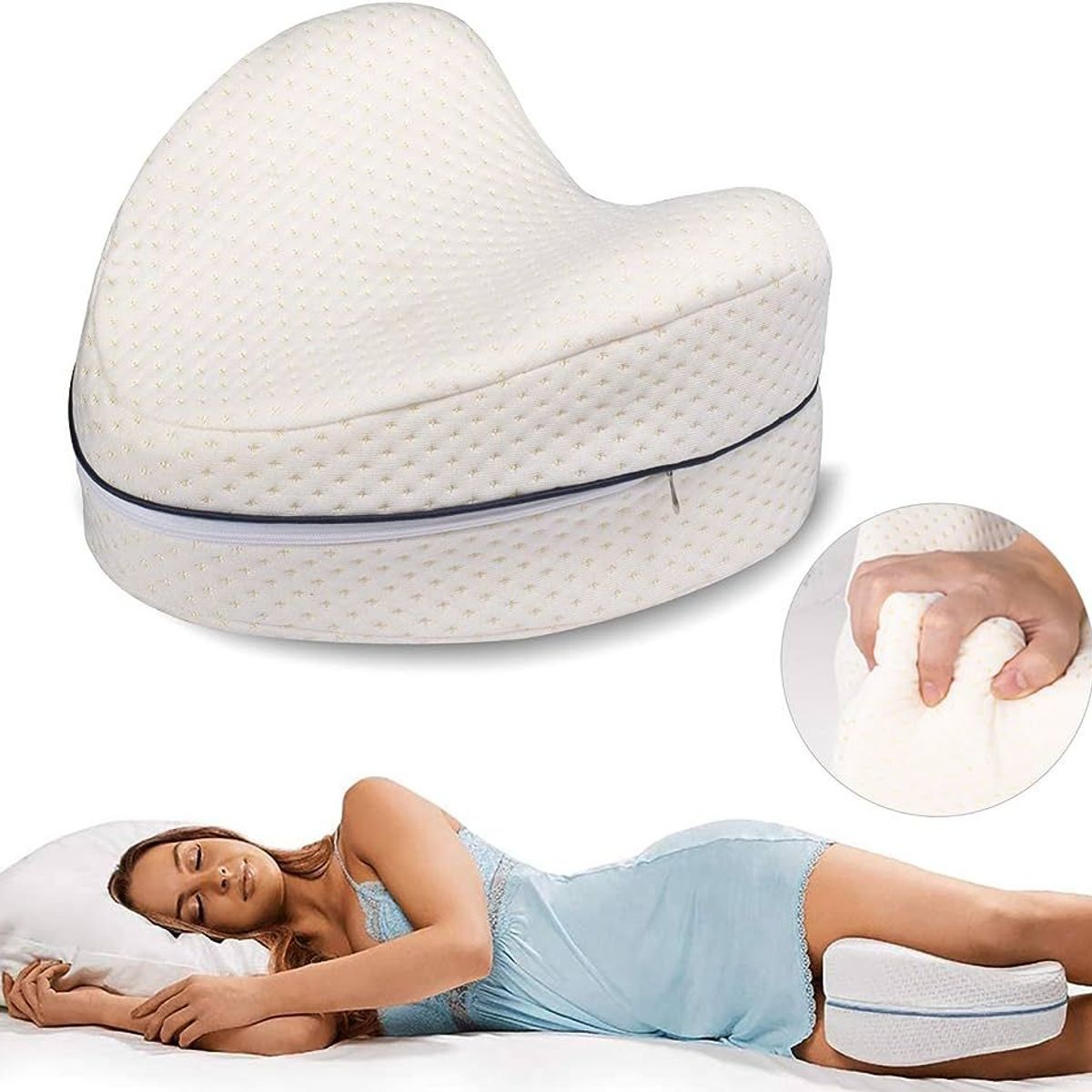 GENERICO - Almohada Viscoelástica ergonómica para Piernas