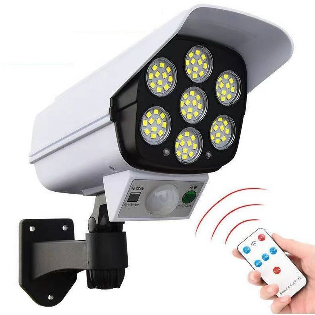 OEM - Lampara Luz Solar Led - Autoencedido -  Con Sensor De Movimiento