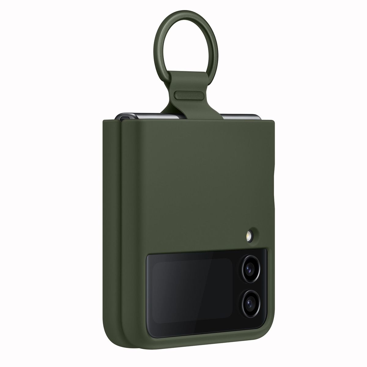 SAMSUNG - Case de Silicona con Anillo Samsung Galaxy Z Flip 4 Verde